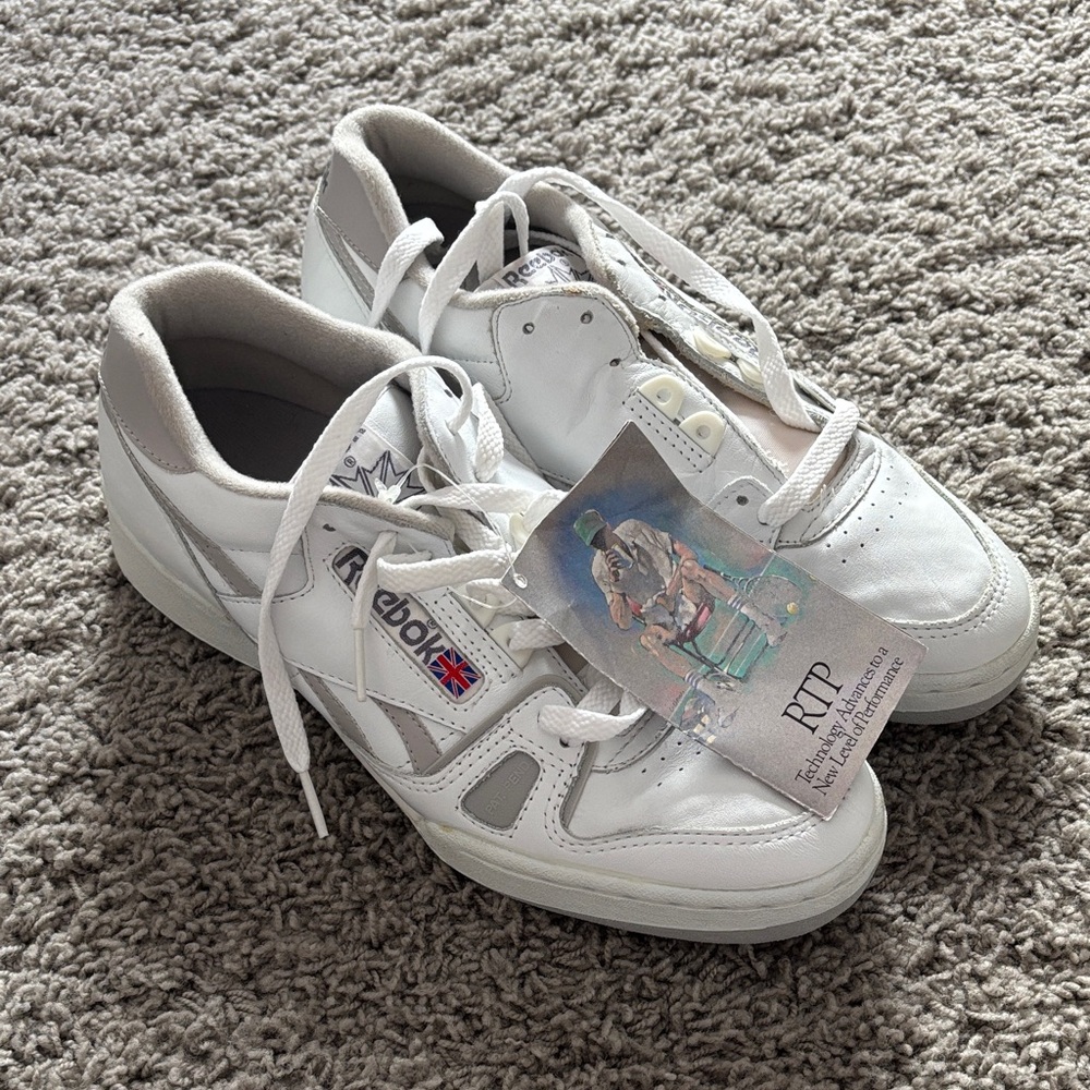 Reebok Vintage Tennis Professional Classic White Sneakers
